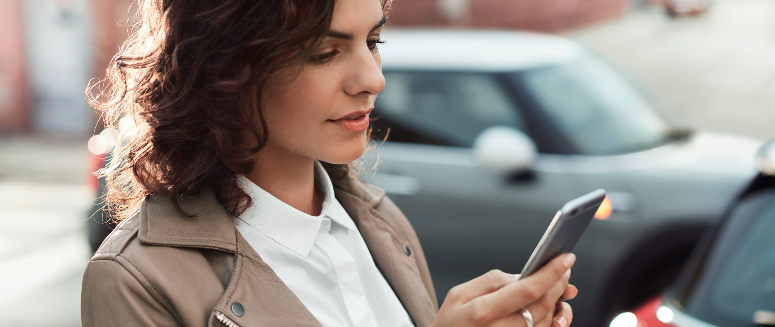 Woman using the Online Appointment Calendar